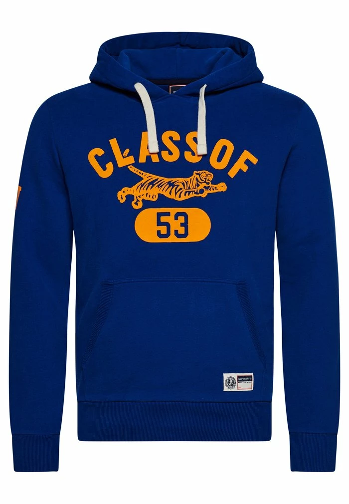 Superdry VINTAGE ATHLETIC - Hoodie - Regal Blue 3 Superdry VINTAGE ATHLETIC - Hoodie - Regal Blue - Image 3