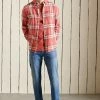 Superdry HERITAGE LUMBERJACK - Shirt - Mottled Dark Red