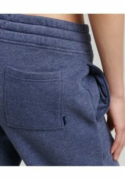 Superdry VINTAGE COLLEGIATE - Tracksuit Bottoms - Rich Navy Marl -Superdry Shop 683af24126bb4eddae7805b361aa98d3