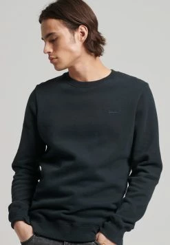 Superdry VINTAGE LOGO CREW - Sweatshirt - Eclipse Navy