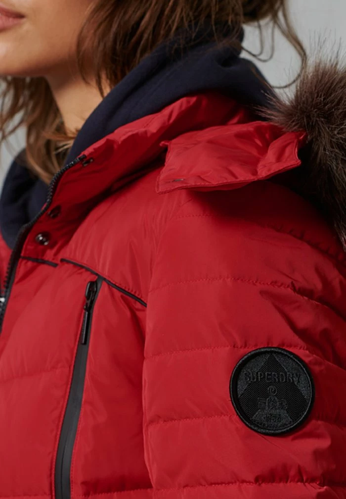 Superdry GLACIER - Winter Jacket - Rouge Red 3 Superdry GLACIER - Winter Jacket - Rouge Red - Image 3