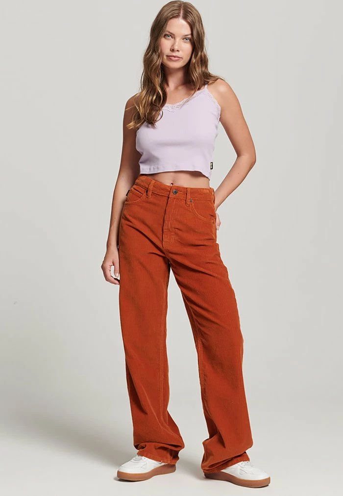 Superdry VINTAGE - Trousers - Cinnamon 2 Superdry VINTAGE - Trousers - Cinnamon - Image 2