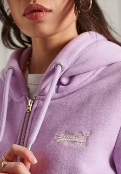 Superdry ORANGE LABEL - Zip-up Sweatshirt - Lavender Marl 4 Superdry ORANGE LABEL - Zip-up Sweatshirt - Lavender Marl -Superdry Shop 68bc5496dfb7454ead563536bc261b8d