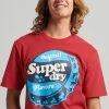Superdry VINTAGE COOPER NOSTALGI - Print T-shirt - Risk Red