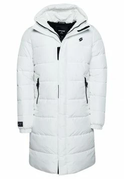 Superdry LOGO LONGLINE - Winter Coat - Optic -Superdry Shop 690187accc73470d89e487e783545b7a