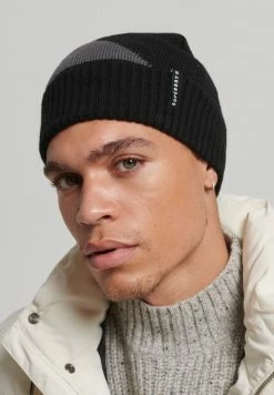Superdry SNOW CUFF - Beanie - Black