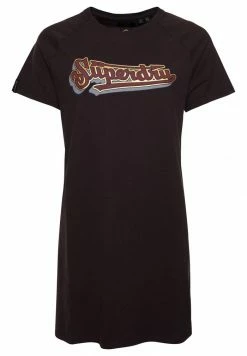 Superdry BOHO - Jersey Dress - Blackbean