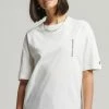 Superdry Code CL Linear - Basic T-shirt - Nimus Cloud