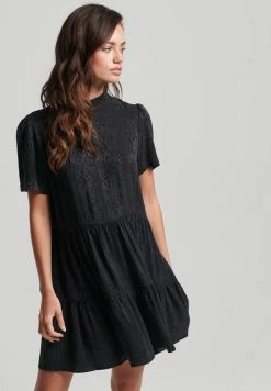 Superdry SHORT SLEEVE - Day Dress - Jet Black