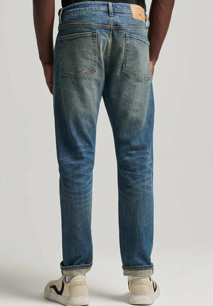 Superdry Slim Fit Jeans - Rivington Blue Vintage 2 Superdry Slim Fit Jeans - Rivington Blue Vintage - Image 2