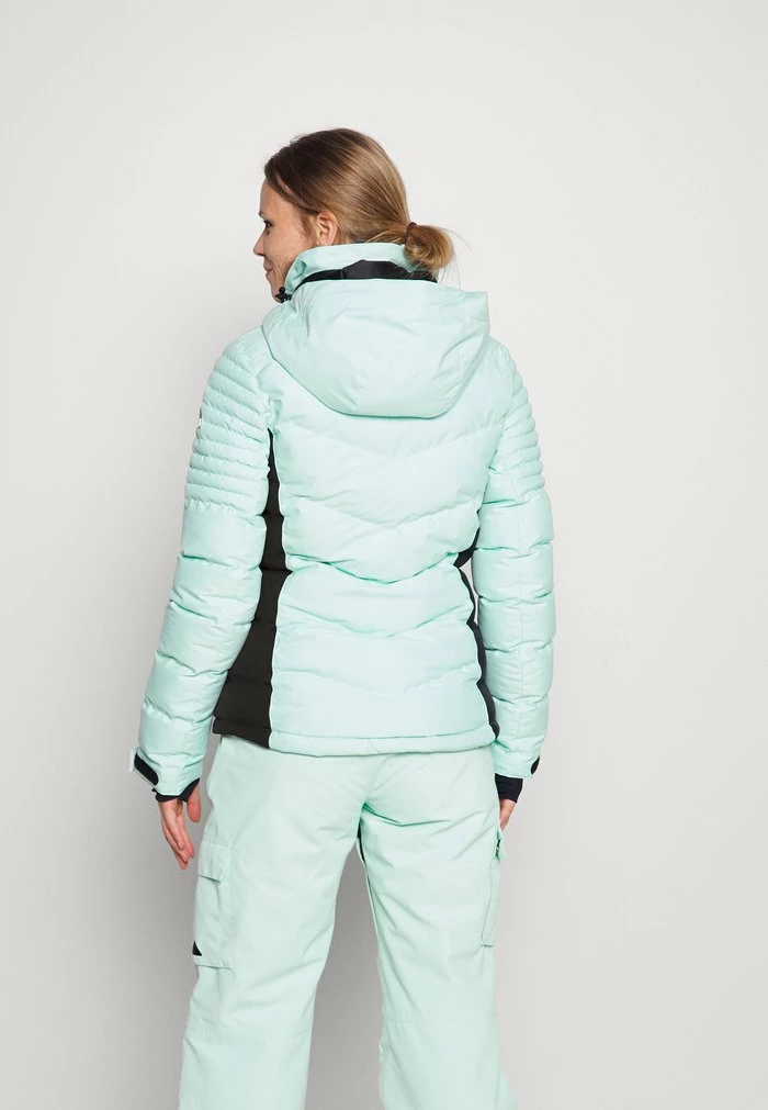 Superdry SNOW LUXE PUFFER - Ski Jacket - Light Blue 4 Superdry SNOW LUXE PUFFER - Ski Jacket - Light Blue - Image 4