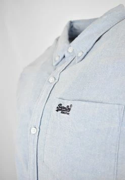 Superdry CLASSIC UNIVERSITY OXFORD - Shirt - Varsity Blue -Superdry Shop 69b144e7a4994aa88ebf6273a1a50a9b