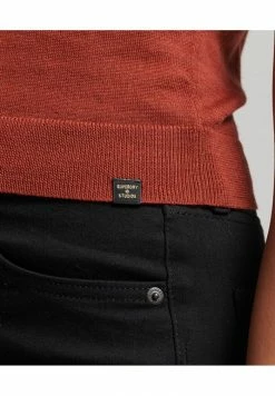 Superdry STUDIOS ROLL NECK - Top - Burnt Henna Marl -Superdry Shop 69e6740188b54da99d77fe552ca5a790