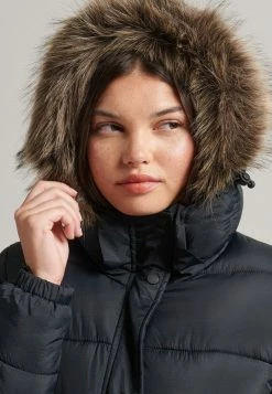 Superdry LONGLINE PUFFER - Winter Coat - Jet Black 8 Superdry LONGLINE PUFFER - Winter Coat - Jet Black -Superdry Shop 69e96b6859714a6c8820bf27b8f23c9d