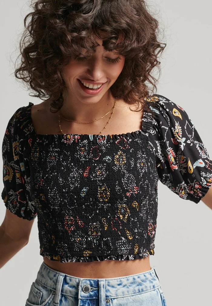 Superdry Blouse - Olivia Paisley Floral 1 Superdry Blouse - Olivia Paisley Floral