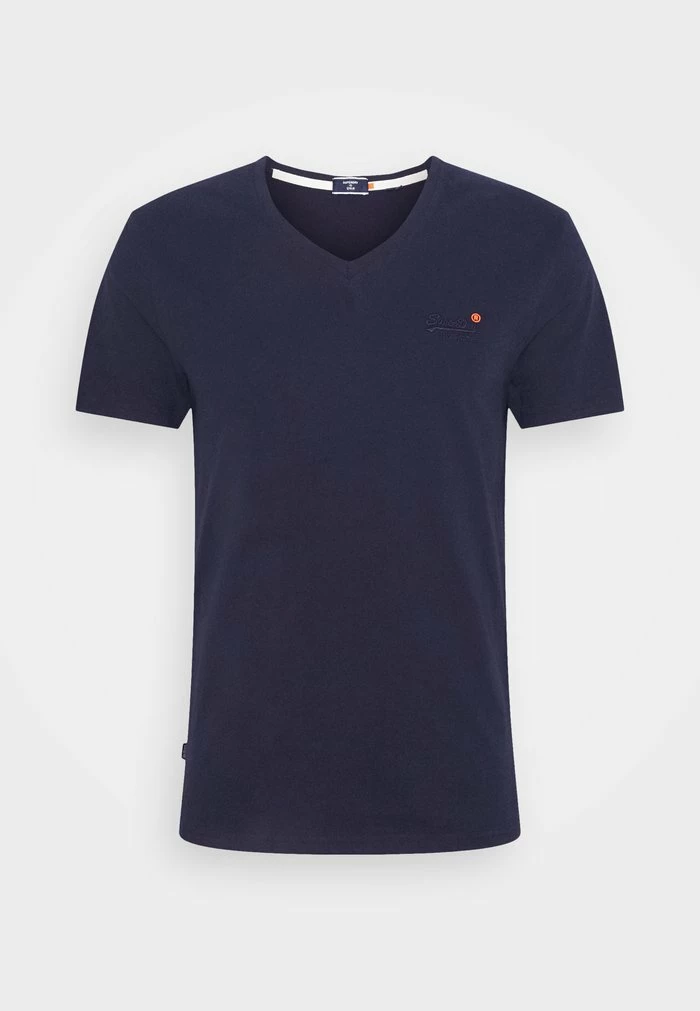 Superdry CLASSIC TEE - Basic T-shirt - Rich Navy 6 Superdry CLASSIC TEE - Basic T-shirt - Rich Navy - Image 6