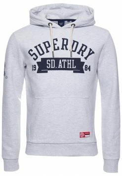 Superdry Hoodie - Glacier Grey Marl -Superdry Shop 6a2451ef468f432a9fb0dccf3e19e85c