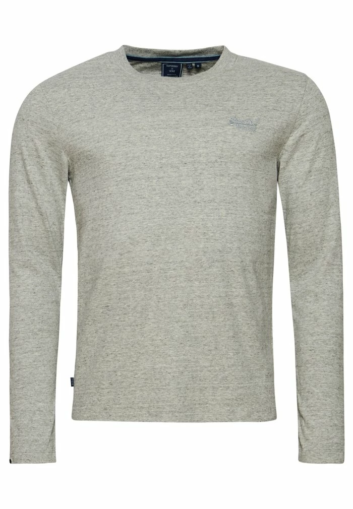 Superdry VINTAGE - Long Sleeved Top - Athletic Grey Marl 2 Superdry VINTAGE - Long Sleeved Top - Athletic Grey Marl - Image 2