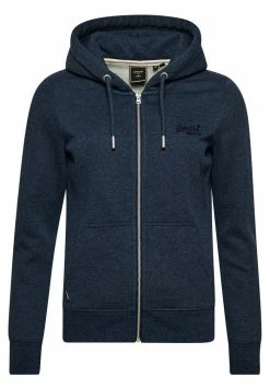 Superdry Zip-up Sweatshirt - Vintage Navy Marl -Superdry Shop 6a70c8126c904a6ead1e9b8b45b191f8