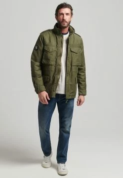 Superdry BORG - Light Jacket - Dark Khaki