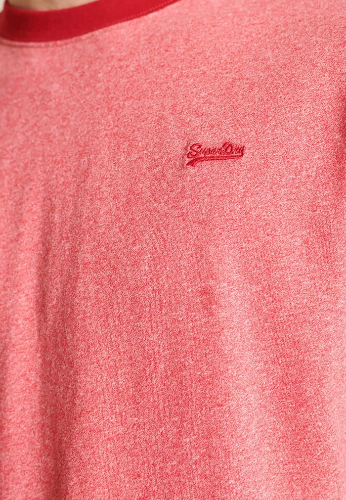 Superdry Basic T-shirt - Monroe Red Grit 2 Superdry Basic T-shirt - Monroe Red Grit - Image 2