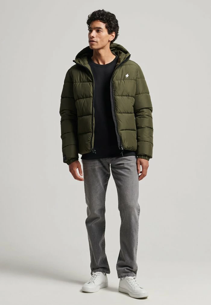 Superdry Winter Jacket - Dark Moss 2 Superdry Winter Jacket - Dark Moss - Image 2