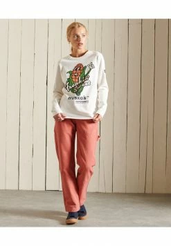 Alternative view of Superdry HERITAGE MOUNTAIN LONG SLEEVE - Long Sleeved Top - Ecru