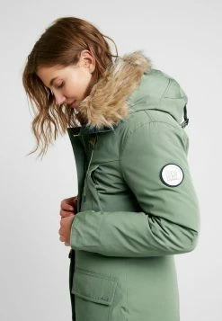 Superdry ROOKIE - Down Coat - Olive/khaki -Superdry Shop 6afaf753d750418b9fccffd23ff55e69