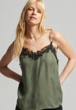 Superdry EYELASH - Top - Thyme