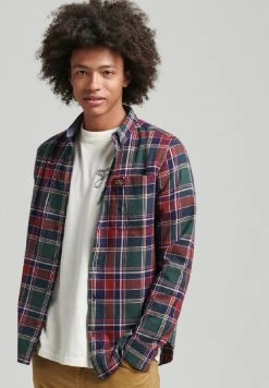 Superdry VINTAGE LUMBERJACK - Shirt - Doyle Check Green