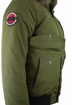 Superdry EVEREST - Bomber Jacket - Surplus Goods Olive -Superdry Shop 6b427975dac44e8a92623a19bdb20d07