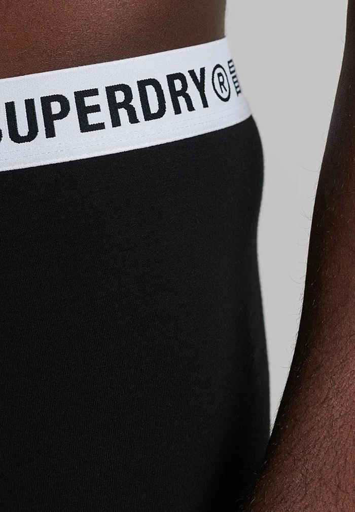 Superdry OFFSET - Pants - Black/white 2 Superdry OFFSET - Pants - Black/white - Image 2