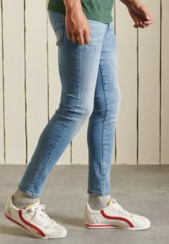 Superdry Jeans Skinny Fit - Seabury Stone Blue -Superdry Shop 6b6e84b0255d4087ad8e7554843aebad