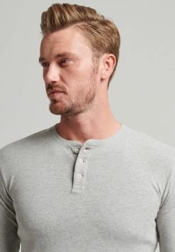 Superdry Long Sleeved Top - Grey Marl -Superdry Shop 6c01a6a1c5aa4e5da029e9c533fca7d6
