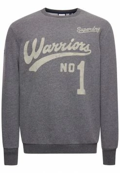 Superdry COLLEGIATE - Sweatshirt - Dark Marl -Superdry Shop 6c226a966c6845248b0cec794b281ae1