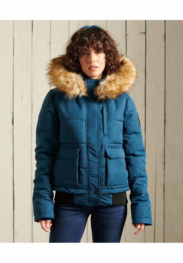 Superdry EVEREST - Winter Jacket - Ocean Blue 2 Superdry EVEREST - Winter Jacket - Ocean Blue - Image 2