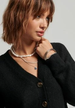 Superdry V NECK - Cardigan - Black -Superdry Shop 6c4c2319a66a488ab9e56c86797cb801