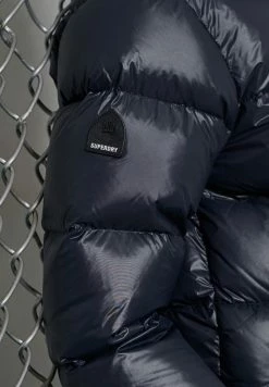 Superdry LUXE ALPINE - Down Jacket - Eclipse Navy -Superdry Shop 6c4e08b6f2fe4587a314f087a256e4ec