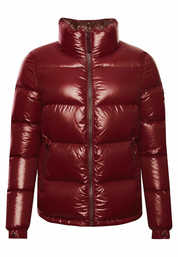 Superdry LUXE ALPINE - Down Jacket - Deep Port 3 Superdry LUXE ALPINE - Down Jacket - Deep Port - Image 3