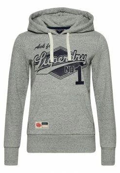 Superdry Hoodie - Athleticgrey Marl -Superdry Shop 6caa14f010444021a5a5390d0a2b8853