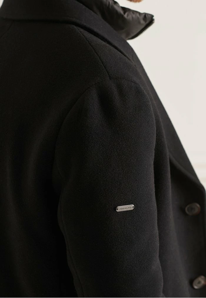 Superdry Classic Coat - Black 5 Superdry Classic Coat - Black - Image 5