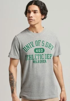 Superdry VINTAGE CLASSIC - Print T-shirt - Grey Marl