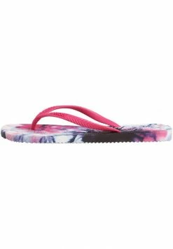 Superdry CODE TIE DYE - Pool Shoes - Pink Tie Dye