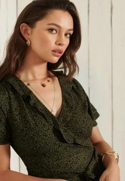 Superdry Day Dress - Dark Olive Leopard 7 Superdry Day Dress - Dark Olive Leopard -Superdry Shop 6d0aab7e63e24b7baace908f896c1d43