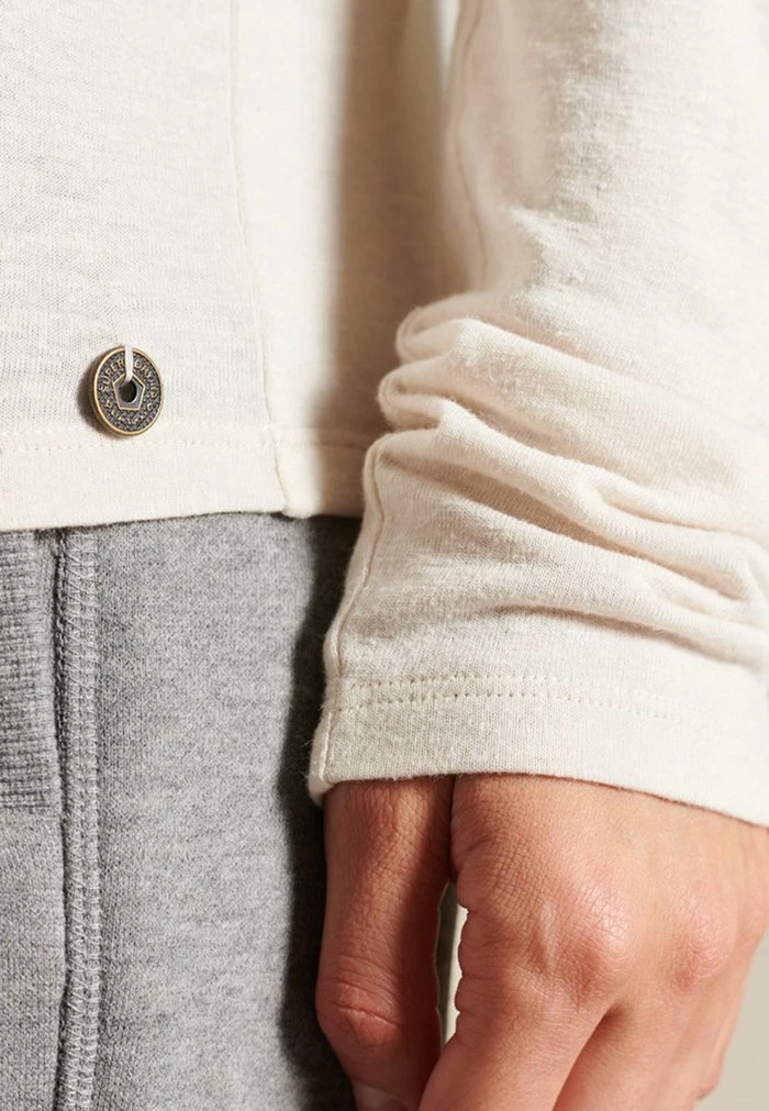 Superdry ROCK LONG SLEEVED - Blouse - Oatmeal 3 Superdry ROCK LONG SLEEVED - Blouse - Oatmeal - Image 3