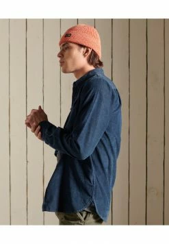 Superdry TRAILSMAN - Shirt - Rinse Wash Indigo -Superdry Shop 6d2b3f99df0945de85dd5ef6b75fb49a