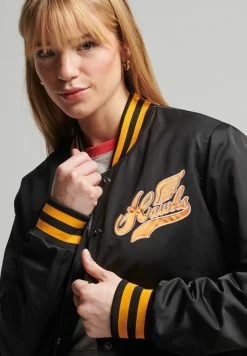 Superdry Bomber Jacket - Black -Superdry Shop 6d3baf477576417aaeef368ba9b8b3a6