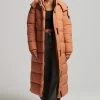 Superdry Winter Coat - Caramel Grid