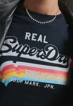 Superdry VINTAGE - Print T-shirt - Eclipse Navy -Superdry Shop 6d6f2d591ca0447cb098ad1ef9621334