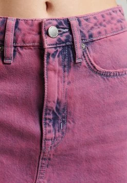 Superdry VINTAGE - Denim Skirt - Dark Pink Marble -Superdry Shop 6d980641b70a419aa5ae3bbc4c9a0d60